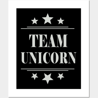 Team Unicorn Stars Posters and Art